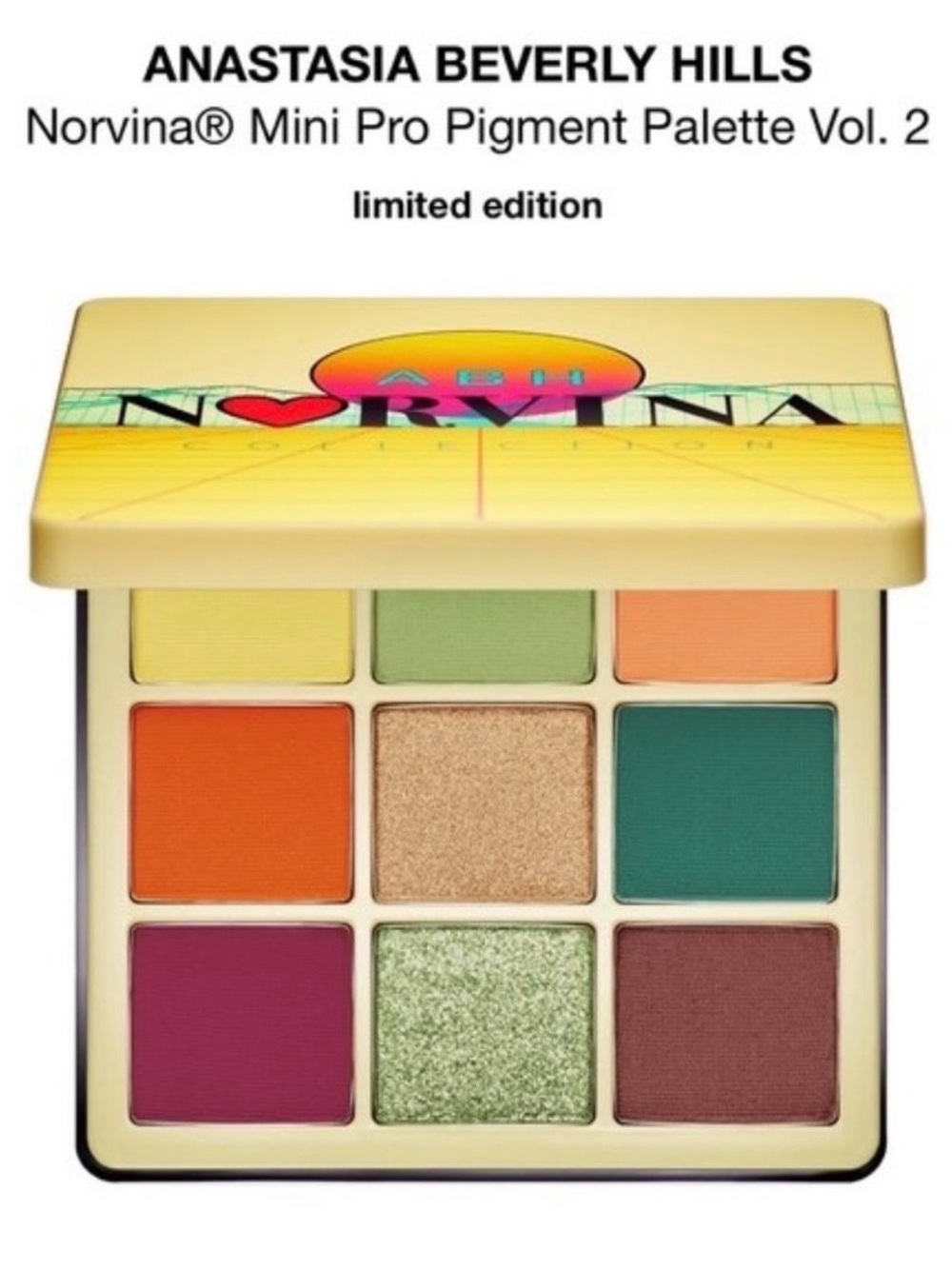 ANASTASIA BEVERLY HILLS ABH Mini Pro Pigment NORVINA Vol.2 Eyeshadow Palette - Picture 10 of 10